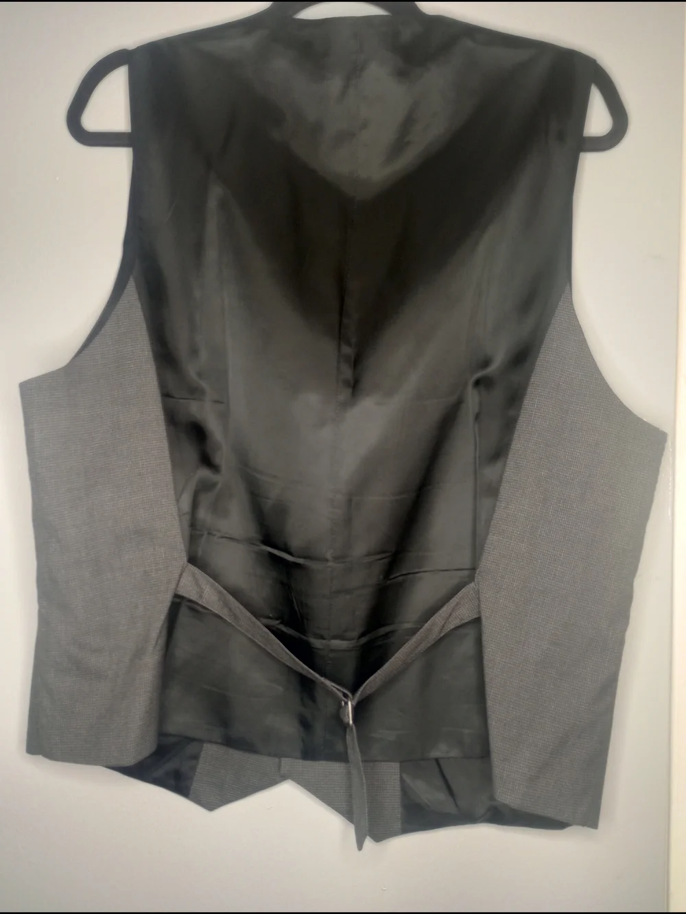 Calvin Klein Men's Charcoal Gray Dress Vest